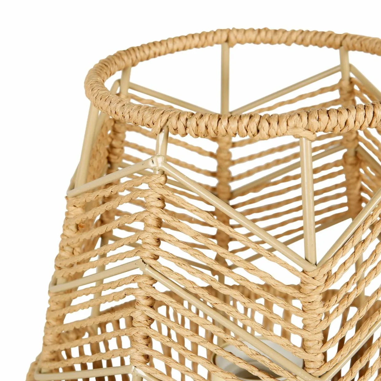 Lampe à poser corde tressée (H26 cm) Ajay Naturel