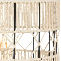 Lampe à poser en corde (H47 cm) Cosy Beige