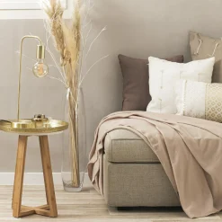 Lampe à poser en métal (H45 cm) Keli Or