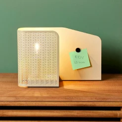 Lampe à poser en métal (L25 x H16 cm) Aladin Noisette