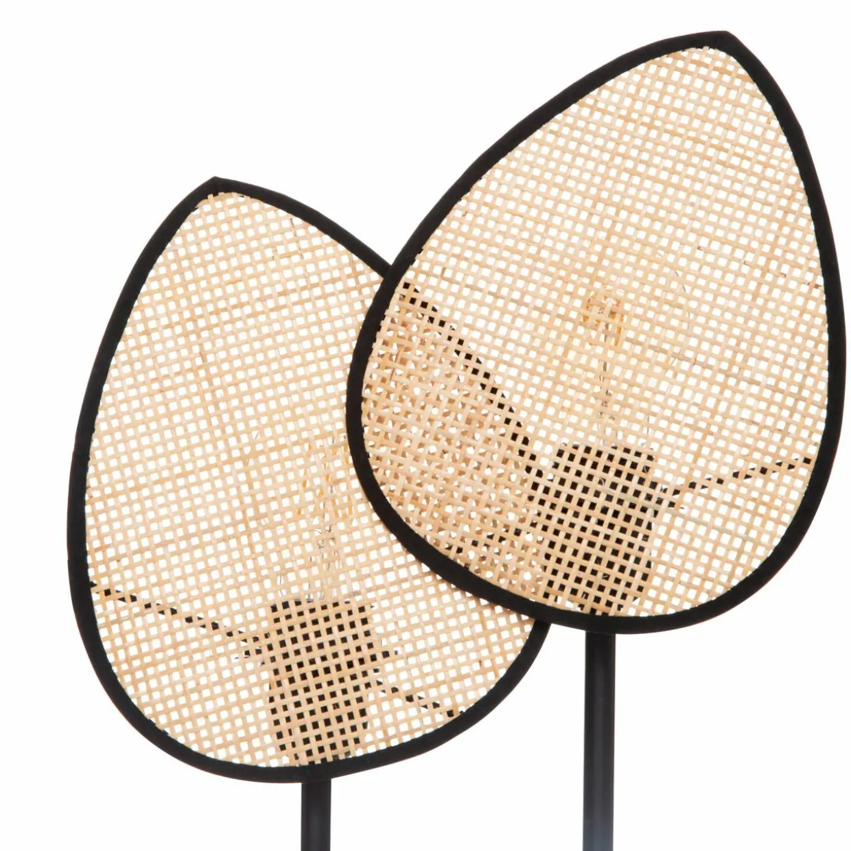 Lampe à poser en rotin (H44 cm) Olme Beige