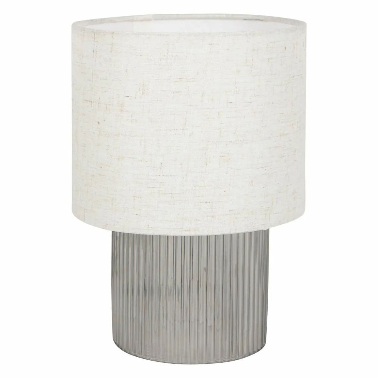 Lampe à poser en verre (H22 cm) Delia Noir