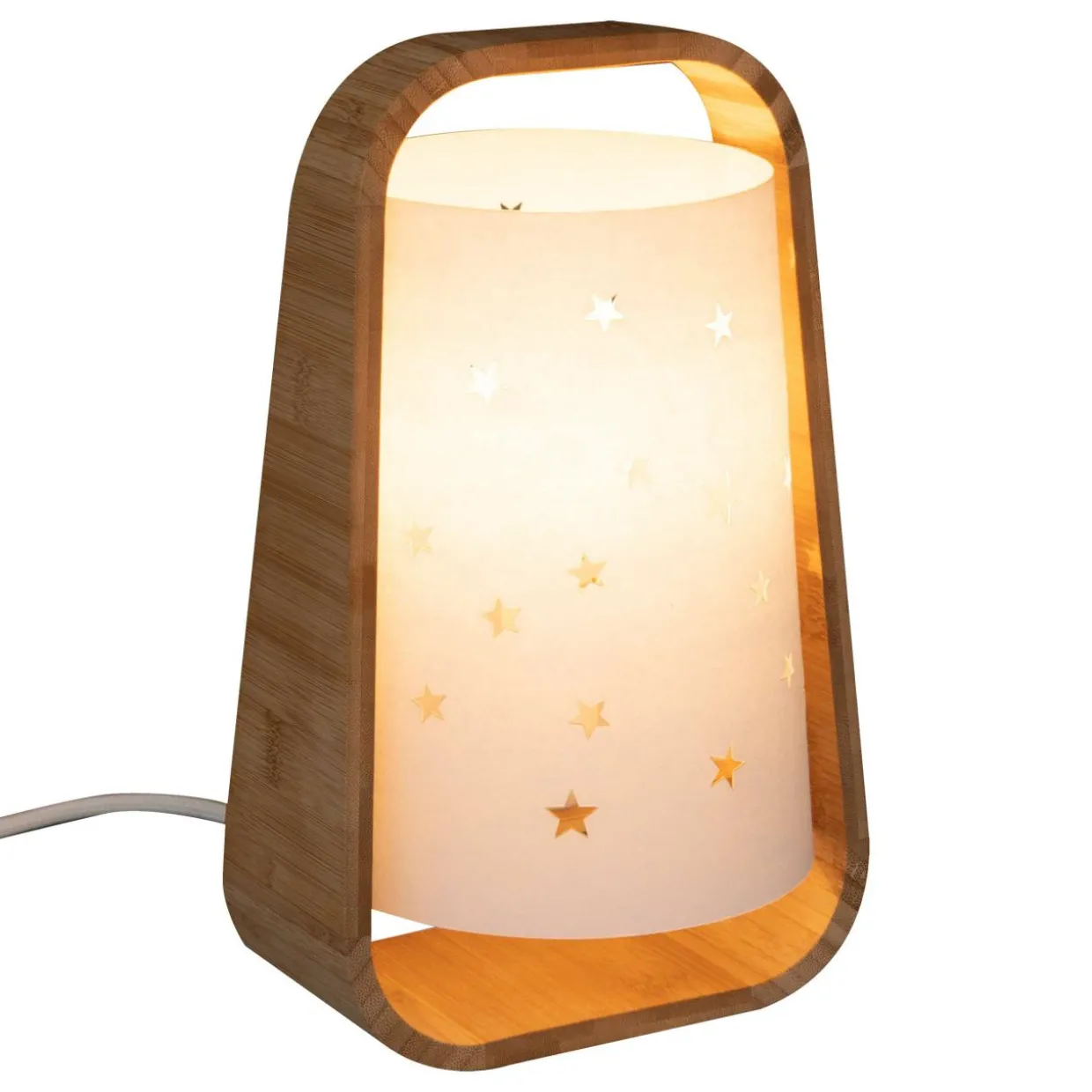 Lampe à poser enfant (H26.5 cm) Etoile Blanche
