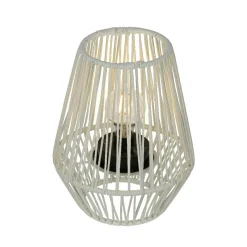 Lampe de jardin solaire 3 lumens (H25 cm) Midtown Blanc