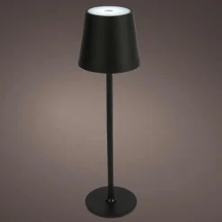 Lampe de table sans fil rechargeable USB 48 LED (H37 cm) Brooklyn Noir