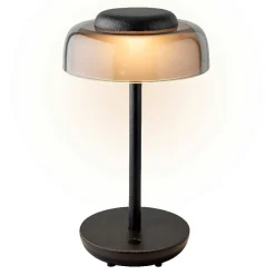 Lampe de table sans fil rechargeable USB 18 LED (H28 cm) Tribeca Noir