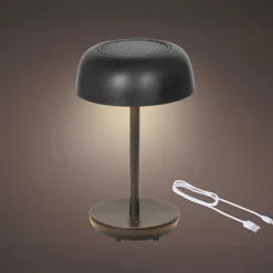 Lampe de table solaire 100 lumens (H29 cm) Singapour Noir