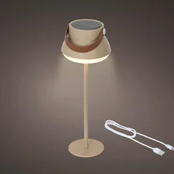 Lampe de table solaire 100 lumens (H36 cm) Tokyo Beige