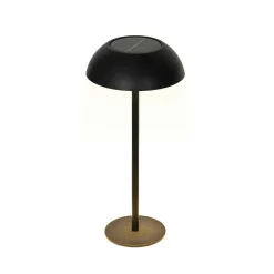Lampe de table solaire LED (H33 cm) Malibu Noir