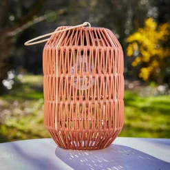 Lanterne de jardin solaire LED (H24,5 cm) Toscane Terracotta