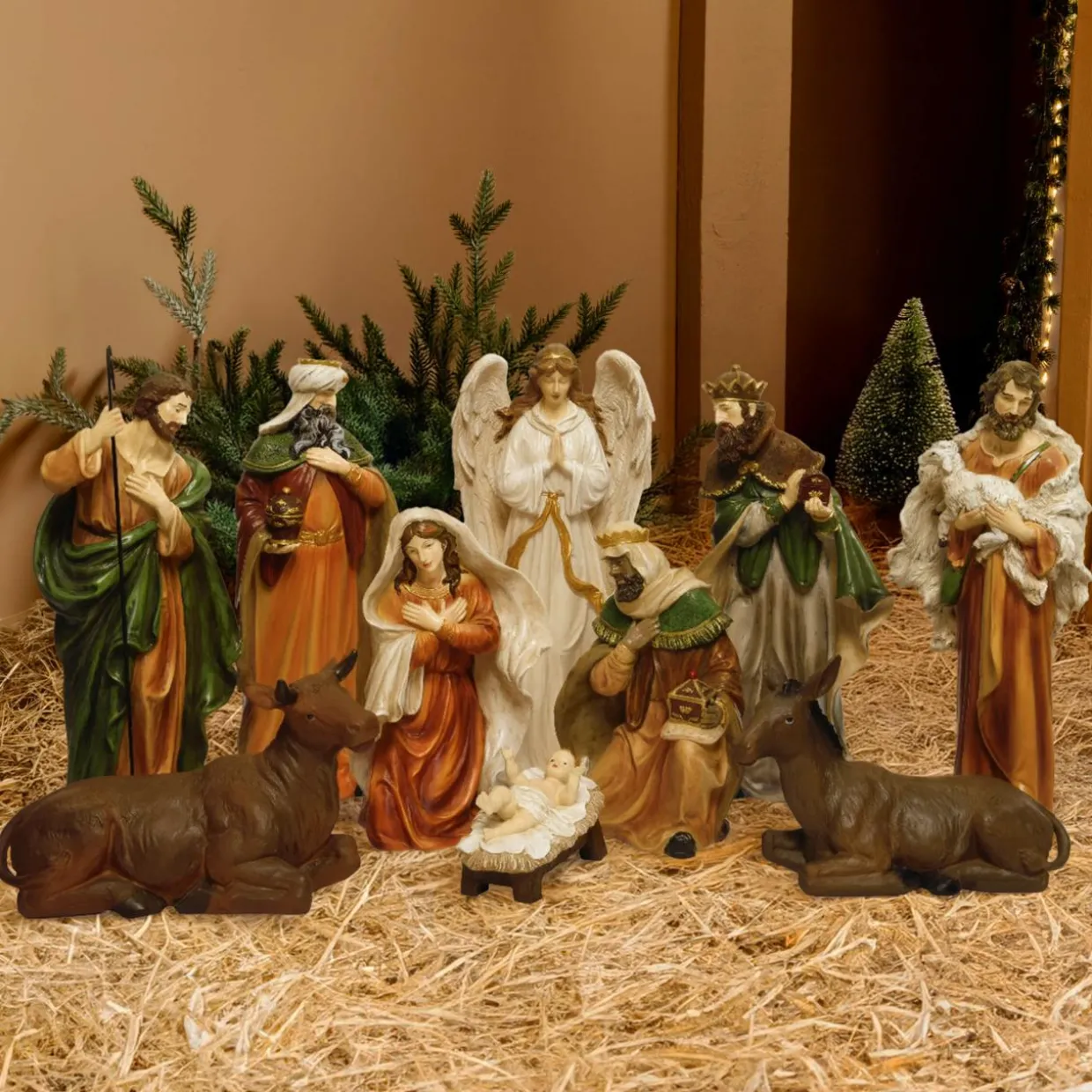 Les 10 grands santons (Hauteur 47 cm) de Marine