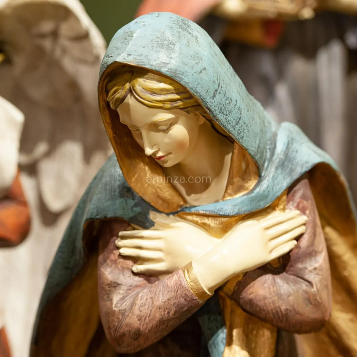 Les 11 grands santons (Hauteur 94 cm) de Paul