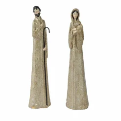 Les 2 santons (Hauteur 35 cm) de Thomas