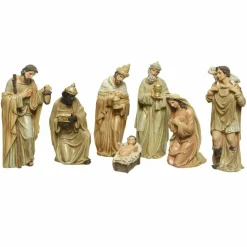 Les 7 santons (Hauteur 20 cm) de Florence