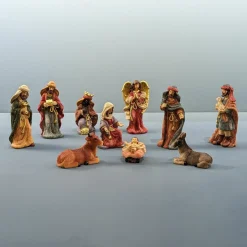 Les 10 santons (Hauteur 13 cm) d'Emile