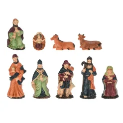 Les 9 santons (Hauteur 10 cm) d'Antoine