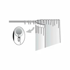 Lot de 10 agrafes (D20) Transparent