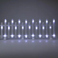 Lot de 8 barrières lumineuses 192 LED (2,80 m x H25 cm) Féerie Blanc froid