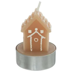 Lot de 4 bougies (H6 cm) Maisons de village