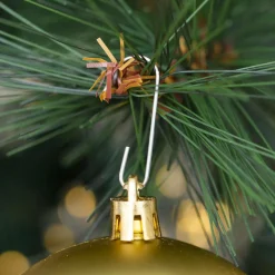 Lot de 20 boules de Noël assorties New Alpine Or