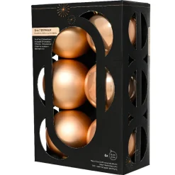 Lot de 6 boules de Noël (D80 mm) Aravis Pêche