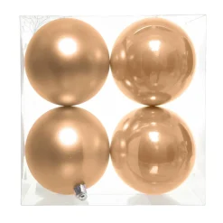 Lot de 4 boules de Noël (D100 mm) Aravis Pêche