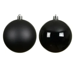 Lot de 16 boules de Noël (D40 mm) Aravis Noir