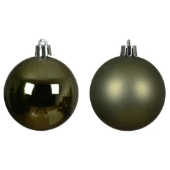Lot de 30 boules de Noël (D60 mm) Aravis Vert romarin