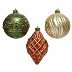 Lot de 9 boules de Noël (D80 mm) Memories Multicolore