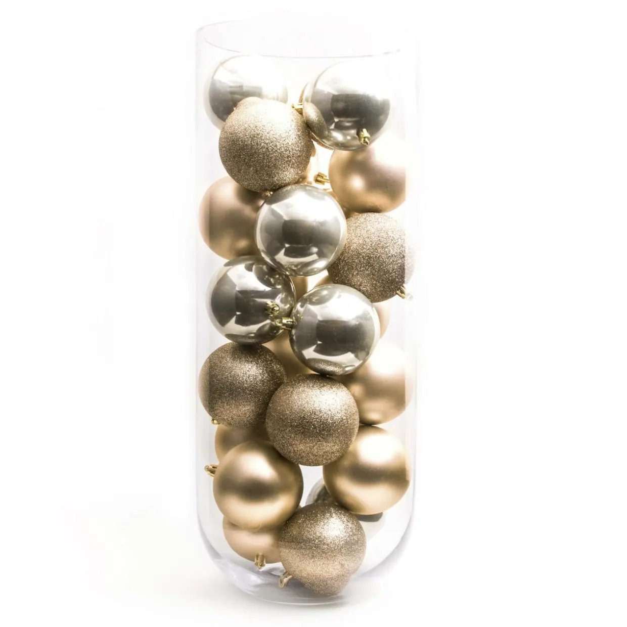 Lot de 30 boules de Noël (D80 mm) New Alpine Perle