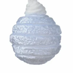 Lot de 3 boules de Noël (D80 mm) en verre Silva Bleu clair