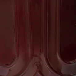 Lot de 3 cache-pots d'extérieur ronds (H36-30-24 cm) Milo Bordeaux