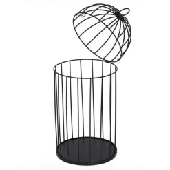 Lot de 3 cages à oiseaux (H41 cm) Christmas Chic Noir