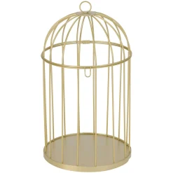 Lot de 3 cages à oiseaux (H41 cm) Christmas Chic Doré