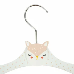 Lot de 3 cintres enfant bois Biche Roses