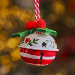 Lot de 6 clochettes en métal (D5 cm) Tradition Multicolore