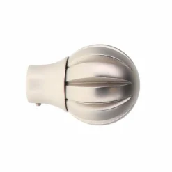 Lot de 2 embouts tringle (D20 mm) Jim Touch of zen Argent