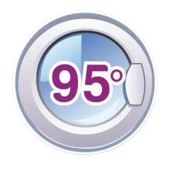 Lot de 2 oreillers carrés moelleux (60 x 60 cm) Lavables à 95 ° Blanc