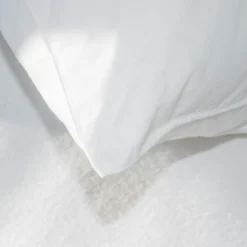 Lot de 2 oreillers rectangulaires (45 x 70 cm) Moelleux Anti-acariens Blanc