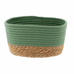 Lot de 3 paniers de rangement (H13 cm) Timeless Vert