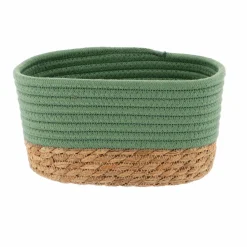 Lot de 3 paniers de rangement (H13 cm) Timeless Vert