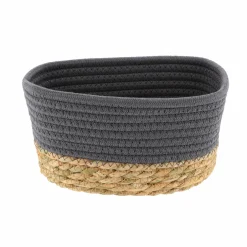 Lot de 3 paniers de rangement (H13 cm) Timeless Gris