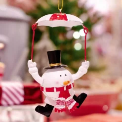 Lot de 2 personnages à suspendre (H12 cm) Messieurs rigolos Rouge