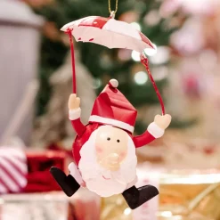 Lot de 2 personnages à suspendre (H12 cm) Messieurs rigolos Rouge