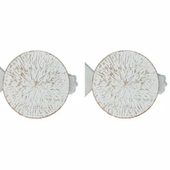 Lot de 2 pinces rideau Archi Blanc