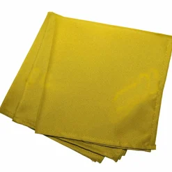 Lot de 3 serviettes (40 x 40 cm) Essentiel Jaune miel