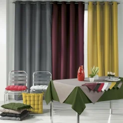 Lot de 3 serviettes (40 x 40 cm) Essentiel Jaune miel