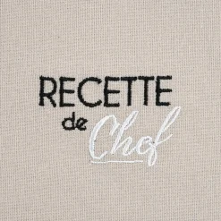 Lot de 2 serviettes coton (40 x 40 cm) Duo Beiges