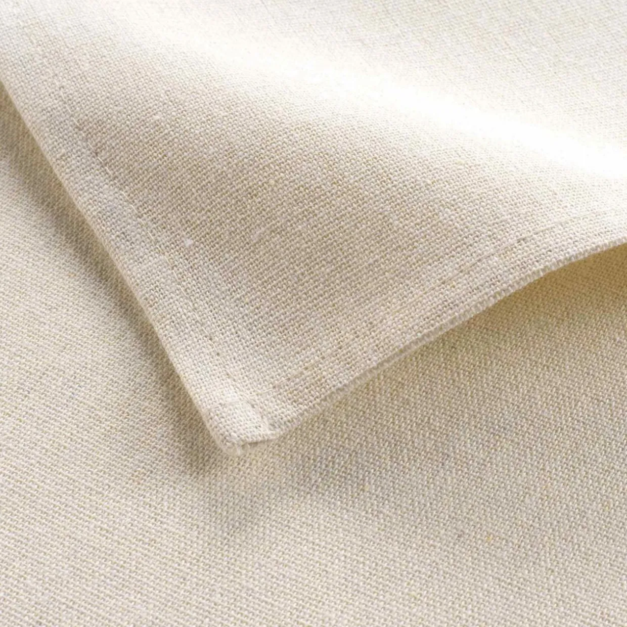 Lot de 3 serviettes en coton (40 x 40 cm) Serafine Ecru