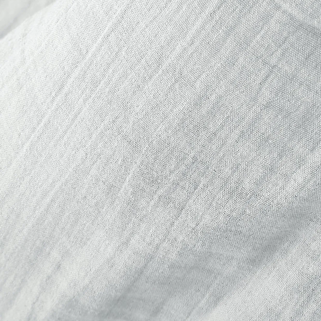 Lot de 3 serviettes gaze de coton (40 x 40 cm) Gaïa Gris nuage